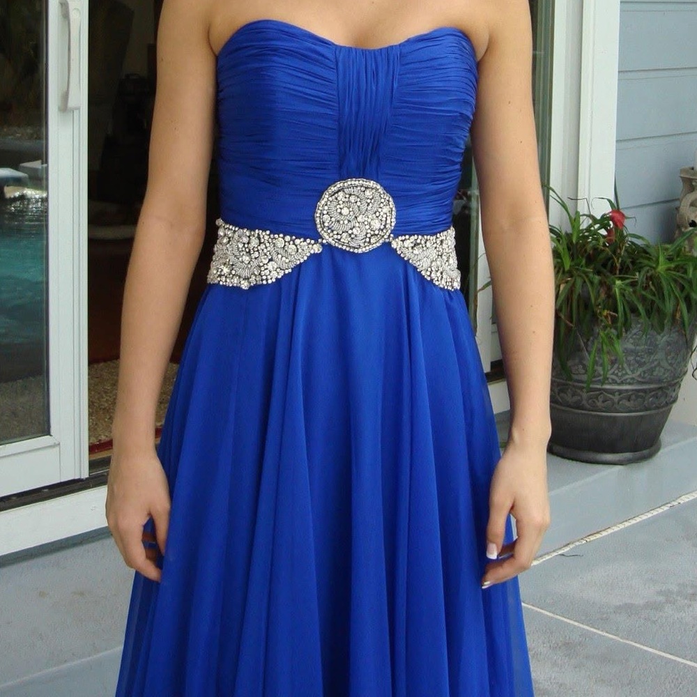 Sherri Hill Royal Blue Dress